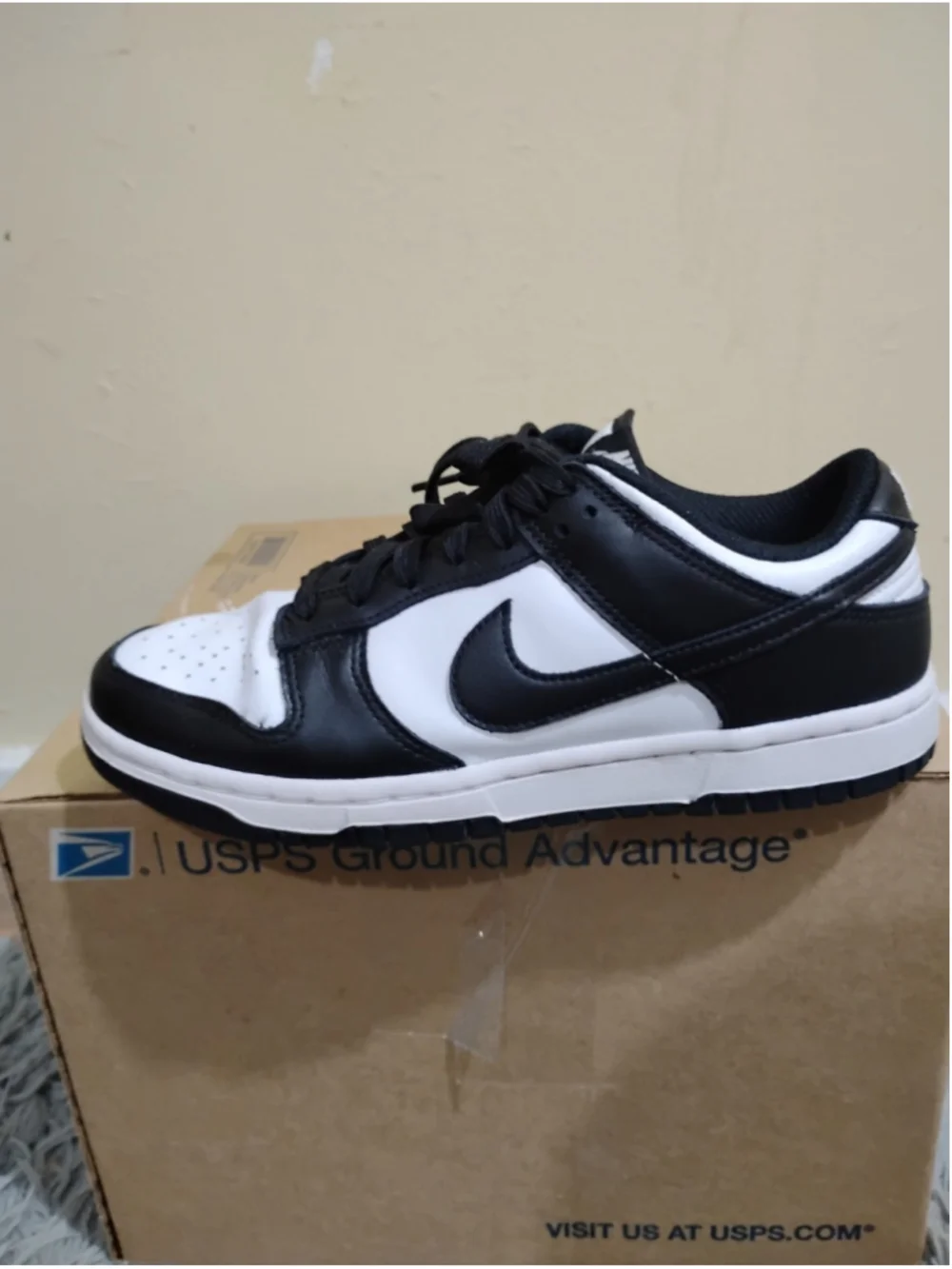 Nike Dunk Low Panda Women Size 7.5 White Black Sneakers DD1503-101